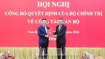 Phó Chánh Văn phòng Trung ương Đảng Đặng Khánh Toàn giữ chức Bí thư Tỉnh ủy Nam Định