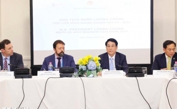 Chủ tịch nước Lương Cường tiếp Liên minh Doanh nghiệp Hoa Kỳ - APEC