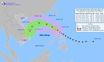 Bão Manyi sắp vào Biển Đông, Bộ NN&PTNT chỉ đạo ứng phó