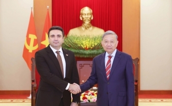 Tổng Bí thư Tô Lâm tiếp Chủ tịch Quốc hội Cộng hòa Armenia Alen Simonyan