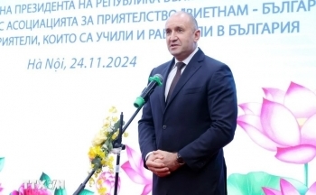 Tổng thống Bulgaria Rumen Radev gặp gỡ bạn bè Việt Nam từng học tập, làm việc tại Bulgaria