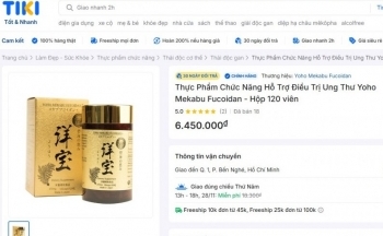 Cẩn trọng trước loạt sản phẩm về sức khỏe rao bán trái phép trên sàn thương mại điện tử