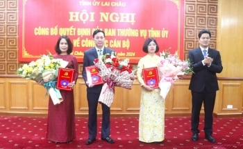 Lai Châu công bố các quyết định về công tác cán bộ