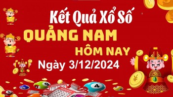 XSQNA 3/12, xem kết quả xổ số Quảng Nam hôm nay 3/12, xổ số Quảng Nam ngày 3 tháng 12