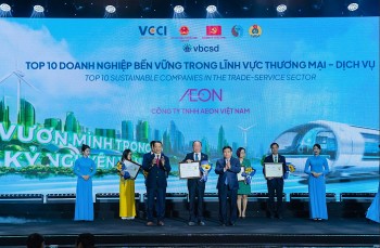 AEON vào top 3 doanh nghiệp bền vững ngành thương mại dịch vụ