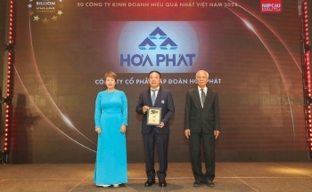 Hòa Phát lọt Top 50 Công ty kinh doanh hiệu quả nhất Việt Nam năm thứ 13 liên tiếp