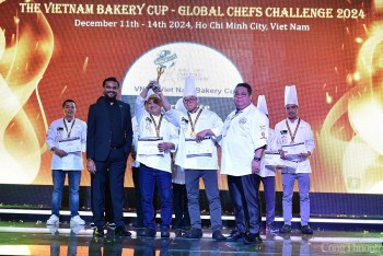 Trao giải Cuộc thi đầu bếp bánh tài năng quốc tế tại Việt Nam