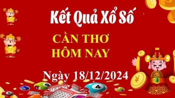 XSCT 18/12, Kết quả xổ số Cần Thơ hôm nay 18/12/2024, KQXSCT thứ Tư ngày 18 tháng 12
