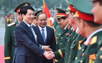 Chủ tịch nước Lương Cường: Quân đoàn 12 cần nâng cao chất lượng bảo đảm hậu cần, kỹ thuật cho các nhiệm vụ