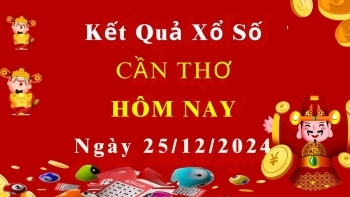 XSCT 25/12, Kết quả xổ số Cần Thơ hôm nay 25/12/2024, KQXSCT thứ Tư ngày 25 tháng 12
