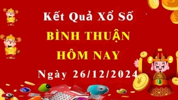 XSBTH 26/12 Kết quả xổ số Bình Thuận hôm nay 26/12/2024, KQXSBTH thứ Năm ngày 26 tháng 12