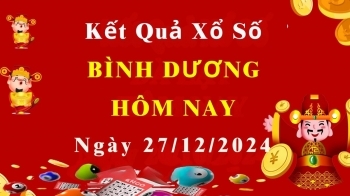 XSBD 27/12, Kết quả xổ số Bình Dương hôm nay 27/12/2024, KQXSBD thứ Sáu ngày 27 tháng 12