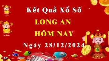 XSLA 28/12, Kết quả xổ số Long An hôm nay 28/12/2024, KQXSLA thứ Bảy ngày 28 tháng 12