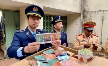 Lạng Sơn: Tạm giữ 111.000 sản phẩm linh kiện thuốc lá điện tử là tang vật vi phạm