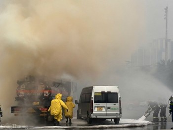 Hà Nội quan tâm ứng phó sự cố trong lĩnh vực hoá chất