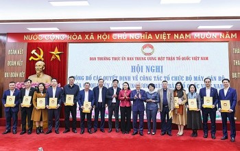 Ủy ban Trung ương Mặt trận Tổ quốc Việt Nam còn 8 đầu mối sau tinh gọn...