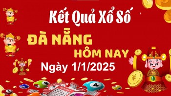 XSDNA 1/1, kết quả xổ số Đà Nẵng hôm nay 1/1/2025