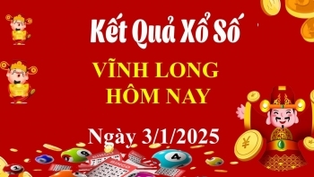XSVL 3/1, Kết quả xổ số Vĩnh Long hôm nay 3/1/2025, KQXSVL