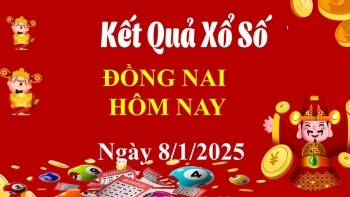 XSDN 8/1, Kết quả xổ số Đồng Nai hôm nay 8/1/2025, KQXSDN