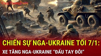 Chiến sự Nga-Ukraine tối 7/1: Xe tăng Nga-Ukraine 'đấu tay đôi'