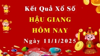 XSHG 11/1, Kết quả xổ số Hậu Giang hôm nay 11/1/2025, KQXSHG