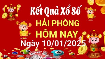 XSHP 10/1, Kết quả xổ số Hải Phòng hôm nay 10/1/2025, KQXSHP