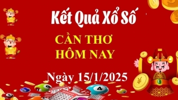 XSCT 15/1, Xem kết quả xổ số Cần Thơ hôm nay 15/1/2025