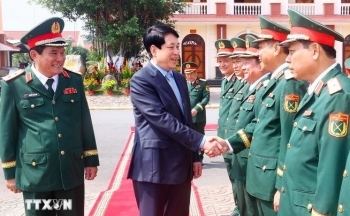 Chủ tịch nước Lương Cường: Quân khu 9 phải tổ chức, biên chế theo hướng 'tinh, gọn, mạnh'