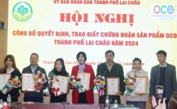 Thành phố Lai Châu trao giấy chứng nhận sản phẩm OCOP 2024
