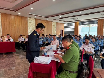 Đồng Nai: Một công ty được sát hạch nghiệp vụ bảo vệ