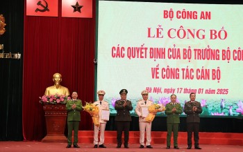 Công an TP. Hà Nội có 2 tân Phó Giám đốc
