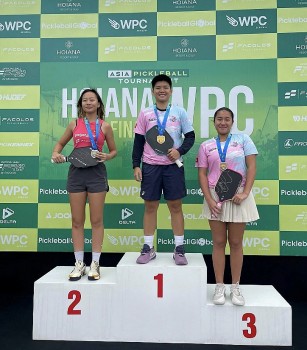 CLB Pickleball D-Joy lập thành tích cao tại giải đấu Hoiana WPC