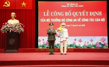 Thượng tá Phạm Thanh Tiến giữ chức Phó Giám đốc Công an tỉnh Thái Bình