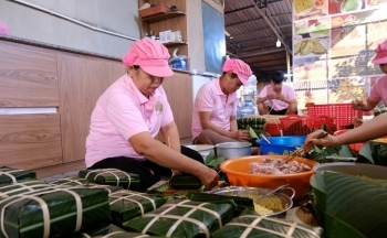 Xây dựng thương hiệu bánh chưng OCOP nhờ đổi mới công nghệ