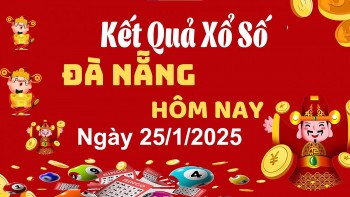 XSDNA 25/1, kết quả xổ số Đà Nẵng hôm nay 25/1/2025