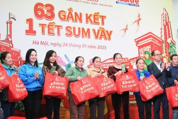 Sabeco trao 400 phần quà Tết yêu thương tại Hà Nội