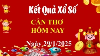 XSCT 29/1, Kết quả xổ số Cần Thơ hôm nay 29/1/2025, KQXSCT