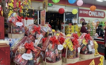 Giỏ quà Tết thương hiệu Việt ‘lên ngôi’