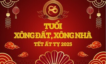 Chi tiết tuổi đẹp xông nhà, xông đất Tết Ất Tỵ 2025