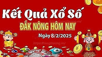 XSDNO 8/2, kết quả xổ số Đăk Nông hôm nay 8/2/2025