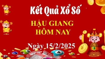 XSHG 15/2, Kết quả xổ số Hậu Giang hôm nay 15/2/2025, KQXSHG