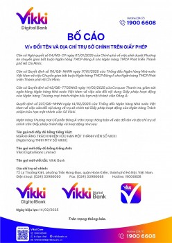 DongA Bank đổi tên thành Ngân hàng số Vikki