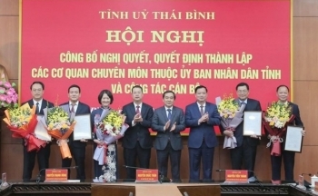 Tỉnh Thái Bình bổ nhiệm loạt giám đốc sở mới sau sáp nhập