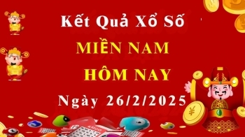 XSMN 26/2, trực tiếp Kết quả xổ số miền Nam 26/2/2025