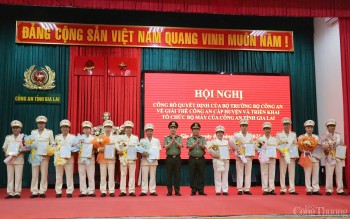Công an tỉnh Gia Lai kiện toàn lại tổ chức bộ máy