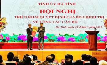 Thứ trưởng Bộ Giao thông Vận tải Nguyễn Duy Lâm giữ chức Bí thư Tỉnh ủy Hà Tĩnh