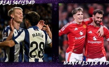 Nhận định bóng đá Real Sociedad và MU, vòng 1/8 Europa League