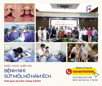 Miễn phí vé máy bay cho bệnh nhân phẫu thuật hở hàm ếch