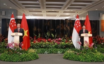 Tuyên bố chung về nâng cấp quan hệ Đối tác Chiến lược toàn diện giữa Việt Nam và Singapore