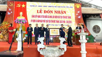 Nhà lưu niệm Chủ tịch Tôn Đức Thắng được xếp hạng di tích quốc gia